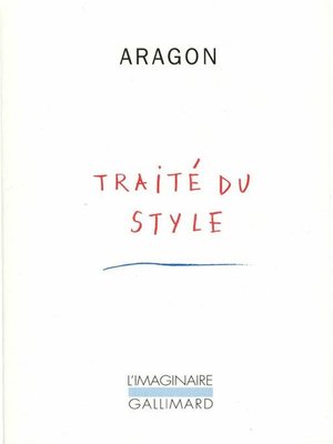 cover image of Traité du Style
